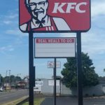 KFC Pole Sign System