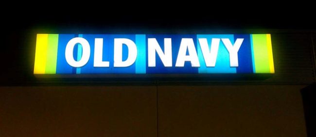 Old Nay Backlit Background and Channel Letters