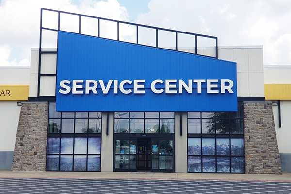 Camping World Service Center Large Channel Letters National Signage