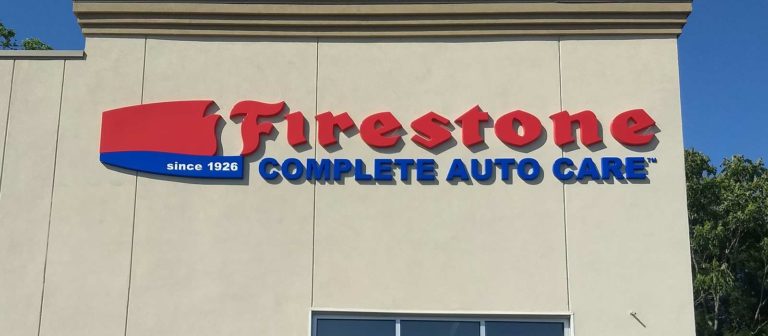 Firestone Sign Installation Done Right